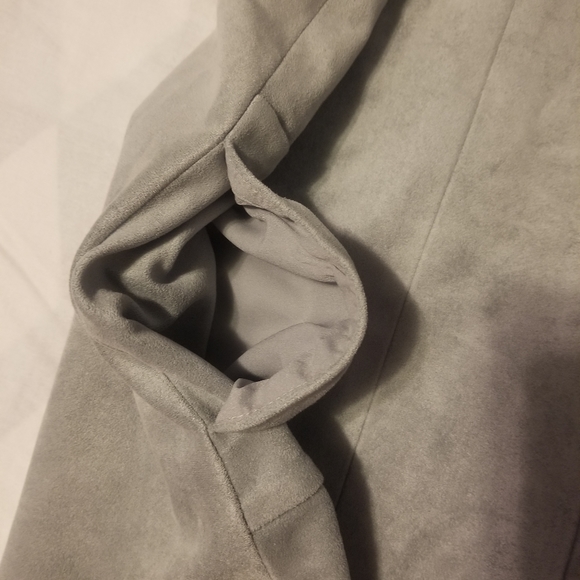 BCBGMAXAZRIA Suece Mini Dress Color Light Gray Size XXS - Picture 10 of 13